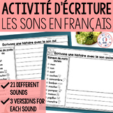 FRENCH Writing - Phonics Writing Sheets for Targeted Sound
