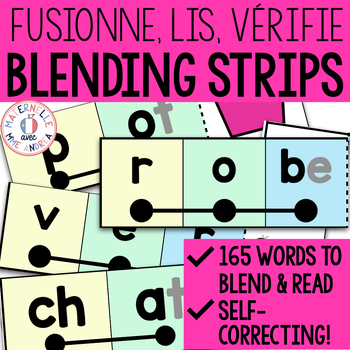 Preview of FRENCH Science of Reading - Phonics Decoding Strips (Science de la lecture)