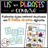 French Phonics Reading Game | Jeu Phrases avec boîtes de sons