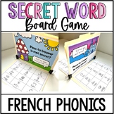 FRENCH Phonics Secret Word Board Game