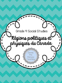 FRENCH- Physical & Political Regions of Canada [Régions du