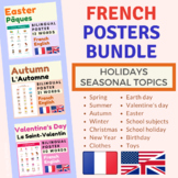 FRENCH Bundle | Holidays and Seasonal Topics FRENCH Printables