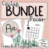 FRENCH Posters BUNDLE | Cactus / Succulents | Classroom De