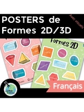 FRENCH Posters de Formes Géométriques 2D et 3D  | Shapes |