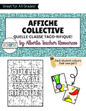 FRENCH Quelle Classe Taco-Rifique! Collaborative Poster/Af