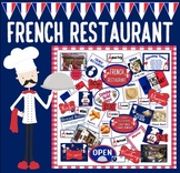 FRENCH RESTAURANT ROLE PLAY TEACHING RESOURCES KS1-2 DISPLAY FOOD