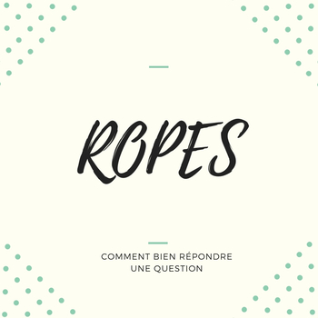FRENCH- ROPES, comment bien repondre une question by TEACH IT FRENCH