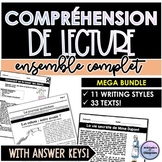 FRENCH Reading Comprehension MEGA BUNDLE - French Immersio