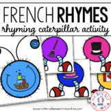 FRENCH Rhyme Caterpillar Puzzles - les rimes en maternelle