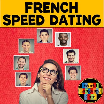 Preview of FRENCH SPEED DATING ❤️French Valentine's Day Speed Dating❤️Or for Any Day