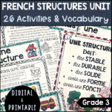 FRENCH STRUCTURES UNIT - GRADE 3 SCIENCE - DIGITAL & PRINTABLE