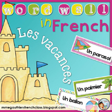 FRENCH SUMMER WORD WALL - LES VACANCES