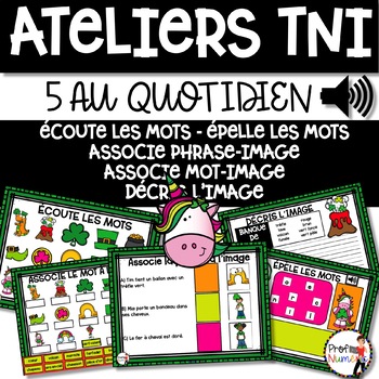 Preview of FRENCH ST. PATRICK'S DAY Smartboard game - MARS - Jeux AUDIO interactifs TBI