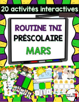 Preview of FRENCH ST. PATRICK'S DAY Morning Routine - Routine du matin TNI - MARS