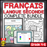 FRENCH Second Language Full Year Bundle | Lessons and Activities