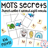 FRENCH Beginning Sounds and Sight Word Practice Cards (Mot