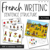 FRENCH Sentence Structure Writing | Écriture automne