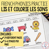 FRENCH Sounds Read and Colour - lis et colorie les sons co