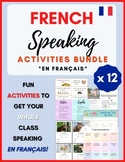 FRENCH **Speaking** Activity BUNDLE of 12!!  (A1-A2)