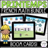 FRENCH Spring Math Digital Boom Cards™ | Mathématiques du 