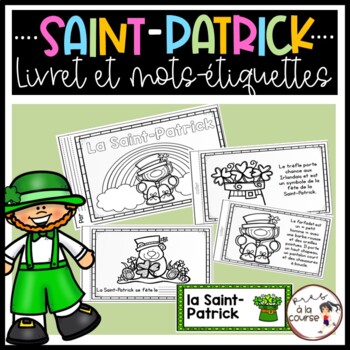 Preview of French St.Patrick Booklet | Saint-Patrick Livret et mots-étiquettes