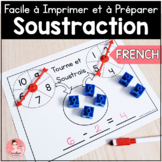 FRENCH Subtraction Math Centers | Easy Print and Prep