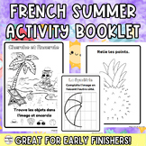 FRENCH Summer Activity Booklet- Été