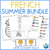 FRENCH Summer Activity Pack | French Summer Bundle | L'été bundle