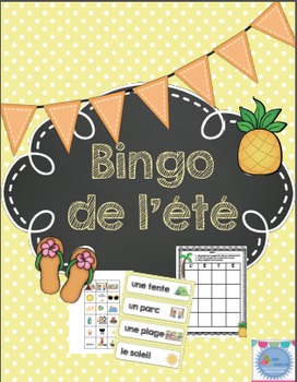 Preview of FRENCH Summer BINGO/ Bingo de l'été et des vacances