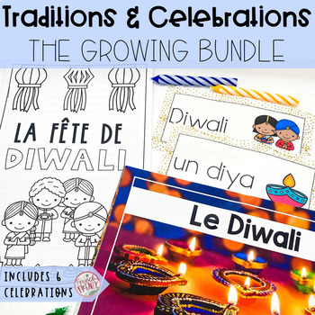 Preview of FRENCH TRADITIONS AND CELEBRATIONS GROWING BUNDLE - SOCIAL STUDIES