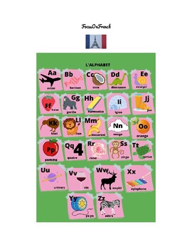 Preview of FRENCH The alphabet - Learn the alphabet