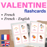 Valentine's Day French flashcards La Saint-Valentin