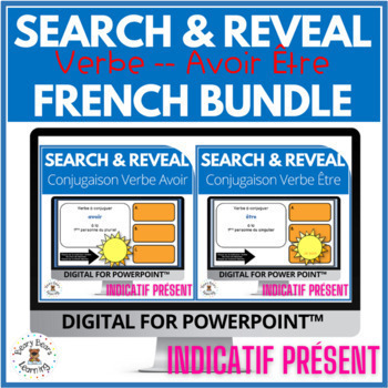 Preview of FRENCH VERB AVOIR ÊTRE GRAMMAR BUNDLE | Digital Game | Conjugaison Verbe Présent