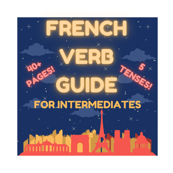 Preview of FRENCH VERB GUIDE--for intermediate students  EASY TO USE!