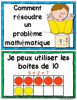 math problem solving in french