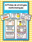 *FRENCH VERSION* Solving Math Problems {Strategy Posters f