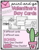 FRENCH Valentine's Day Cards / Cartes pour la Saint-Valentin