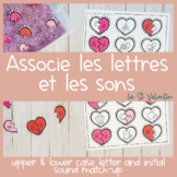 FRENCH Valentine's Upper & Lower Case Letter & Initial Sou