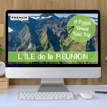Preview of FRENCH Virtual Field Trip to L'île de la Réunion! Excursion Virtuelle