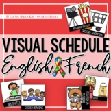 VISUAL SCHEDULE | AUTISM | PRINTABLE CARDS | FRENCH | ENGLISH