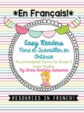 FRENCH Vivre et Travailler en Ontario Easy Readers & Activ