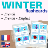 WINTER French flashcards L'Hiver