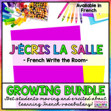 FRENCH Write the Room | Écris la salle | GROWING BUNDLE