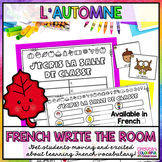 FRENCH Write the Room | Fall | L'automne