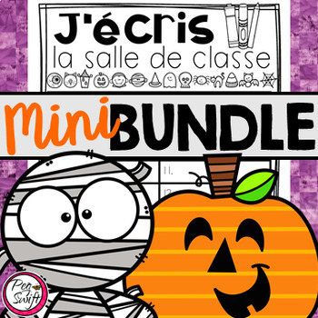 Preview of FRENCH Write the Room MINI BUNDLE • L'Halloween