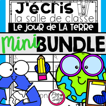 Preview of FRENCH Write the Room MINI BUNDLE • Le jour de la Terre