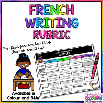 Preview of FRENCH Writing Rubric | Écriture | Grille d'évaluation