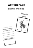 Animal themed writing practice (K-3)