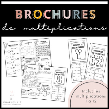 Preview of FRENCH brochures de multiplication 1 à 12