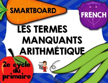 Preview of Fruits et Légumes : Les termes manquants